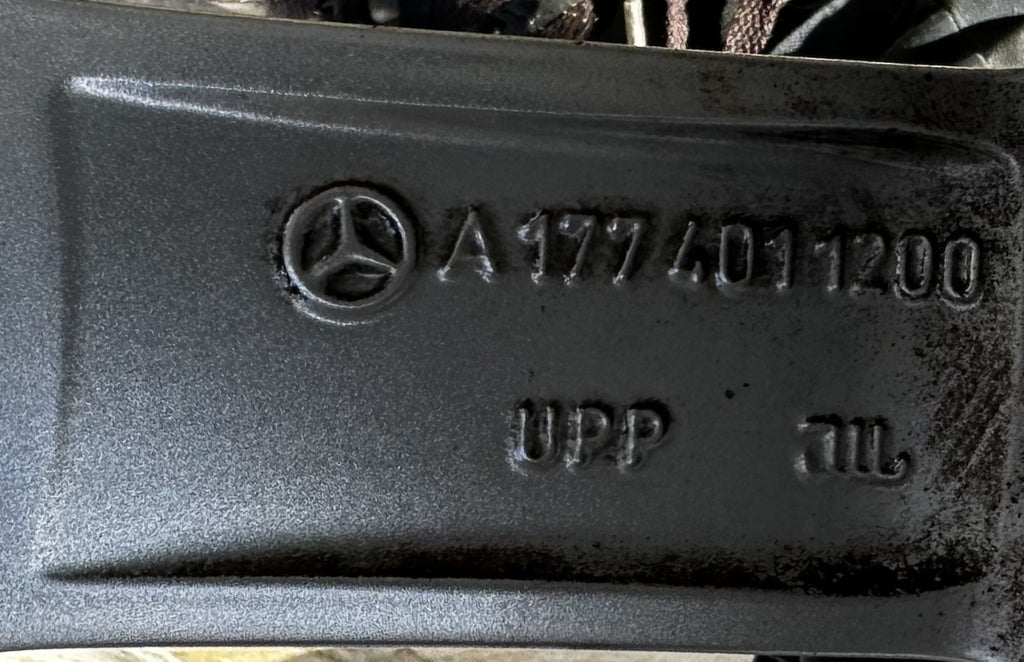 1x Alufelge 17 Zoll 6.5" 5x112 A1774011200 Mercedes-Benz Rim Wheel