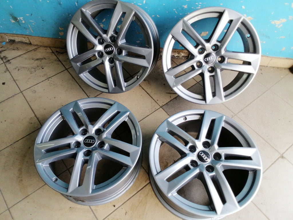 4x Alufelge 17 Zoll 7.0" 5x112 42ET Glanz Silber 8W0601025P Audi A4 B9 Rim Wheel FEL2988009325wn