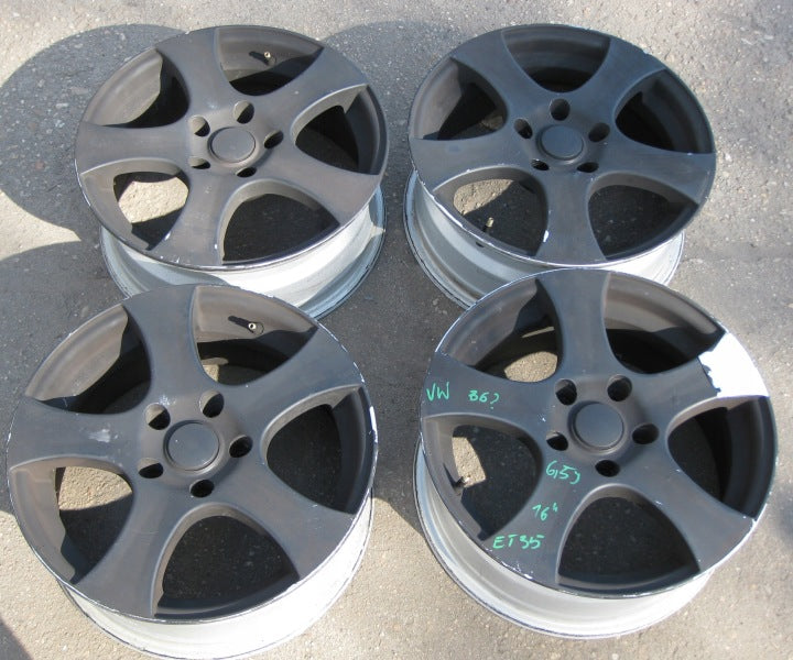 4x Alufelge 16 Zoll 6.5" 5x100 35ET KBA48208 Toyota Rim Wheel FEL2716485174sc