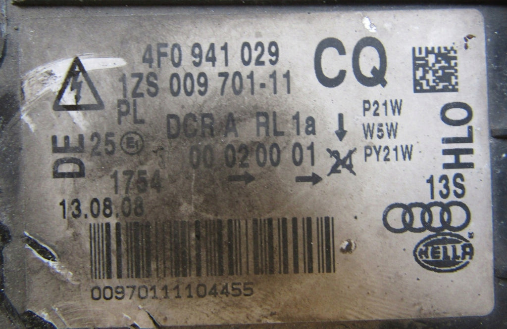 Frontscheinwerfer Audi A6 C6 4F0941029 Xenon Links Scheinwerfer Headlight
