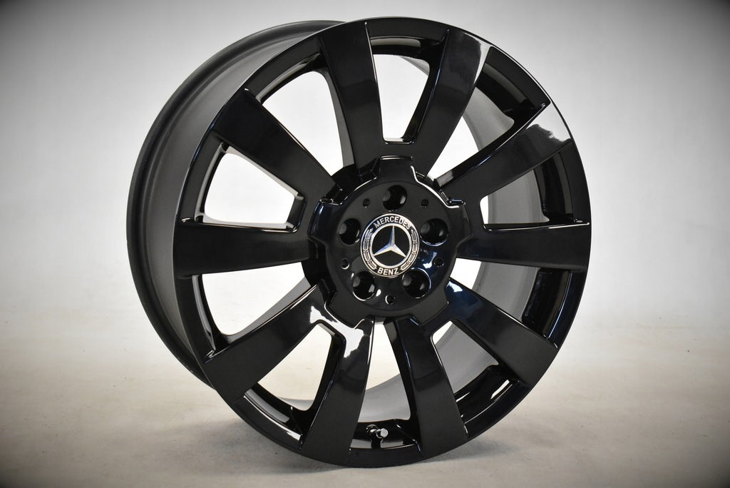 4x Alufelge 19 Zoll 8.5" 5x112 52ET Glanz Schwarz A2044012102 Mercedes-Benz X204 FEL5915900085ex