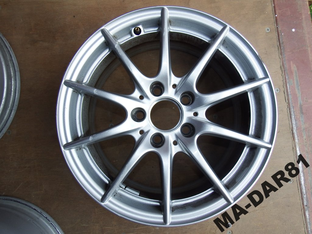 1x Alufelge 16 Zoll 7.0" 5x112 43ET Glanz Silber A2044015702 Mercedes-Benz W204