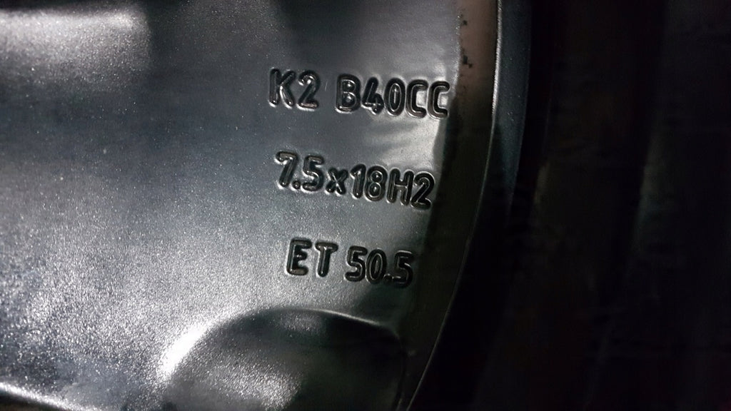 1x Alufelge 18 Zoll 7.5" 5x108 50 5ET 31680403 Volvo Xc40 Rim Wheel