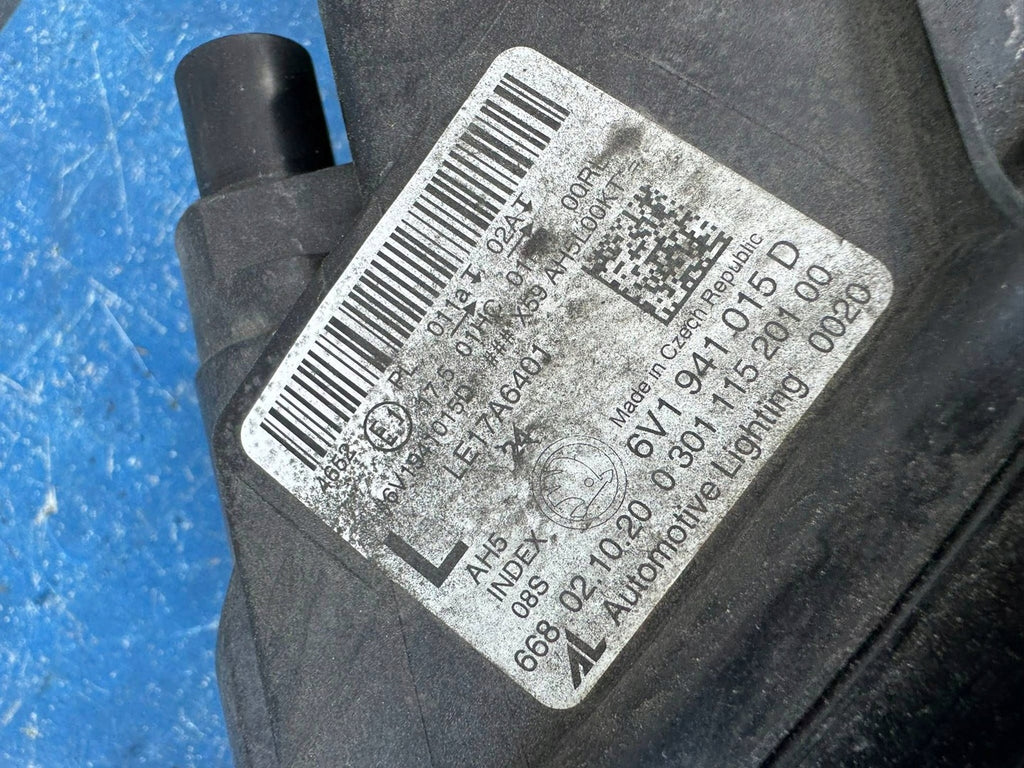 Frontscheinwerfer Skoda Fabia III 6V1941015D Links Scheinwerfer Headlight