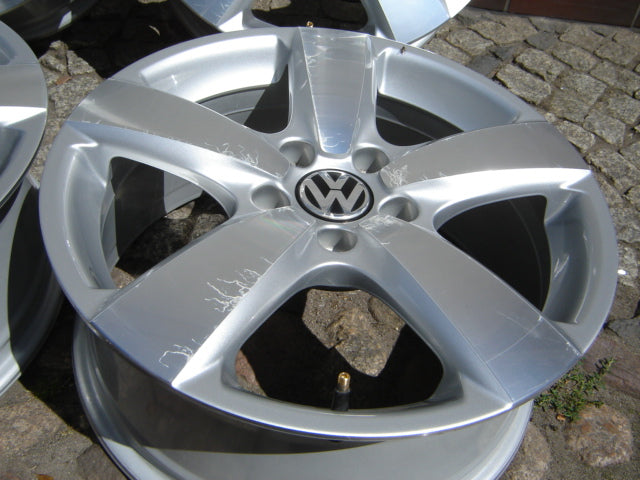 4x Alufelge 17 Zoll 7.0" 5x112 43ET 5N0601025C VW Scirocco Passat Tiguan Sharan FEL4830825602mm