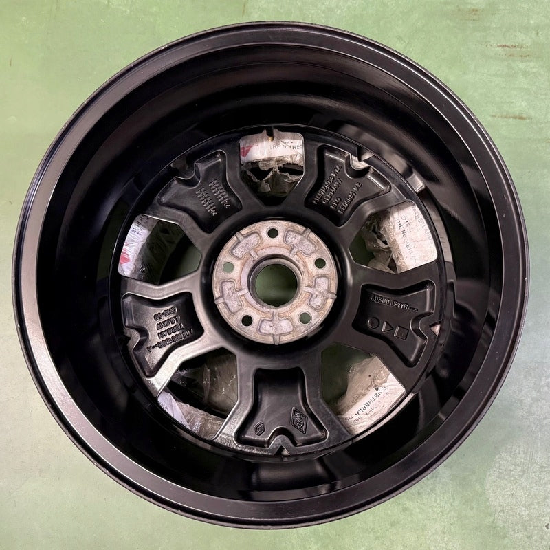 1x Alufelge 17 Zoll 6.5" 5x114.3 50ET Glanz Schwarz 403006311R 403005180R Dacia FEL8370469761rm