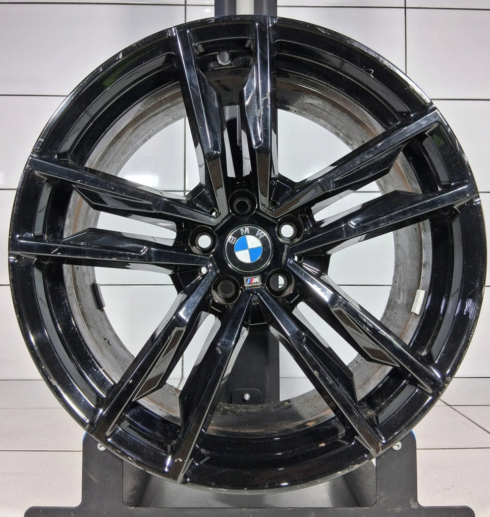 1x Alufelge 19 Zoll 9.0" 5x112 32ET Glanz Schwarz 8091763 BMW Rim Wheel FEL8588140240sd