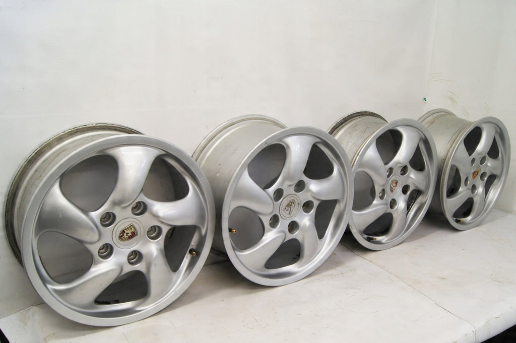 4x Alufelge 17 Zoll 7.0" 5x130 98636212400 Porsche Boxster 986 Rim Wheel