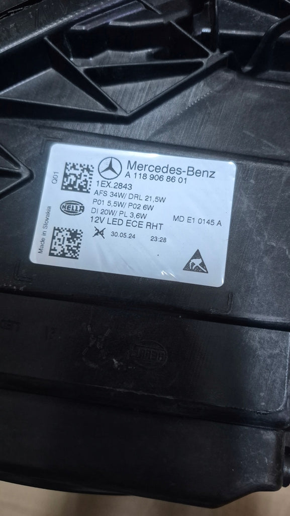 Frontscheinwerfer Mercedes-Benz Cla A1189066601 Full LED Rechts Headlight SCH8757883437gq