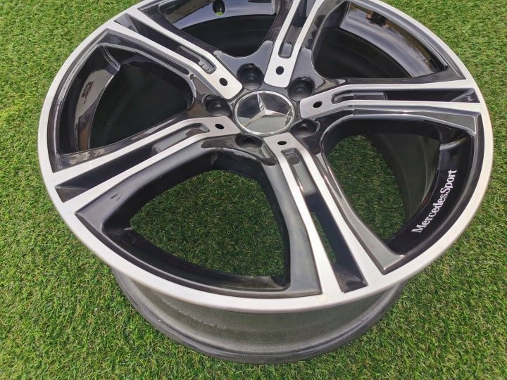 1x Alufelge 18 Zoll 8.0" 5x112 45ET Glanz Silber A2074011602 Mercedes-Benz Coupe FEL7306933697gg