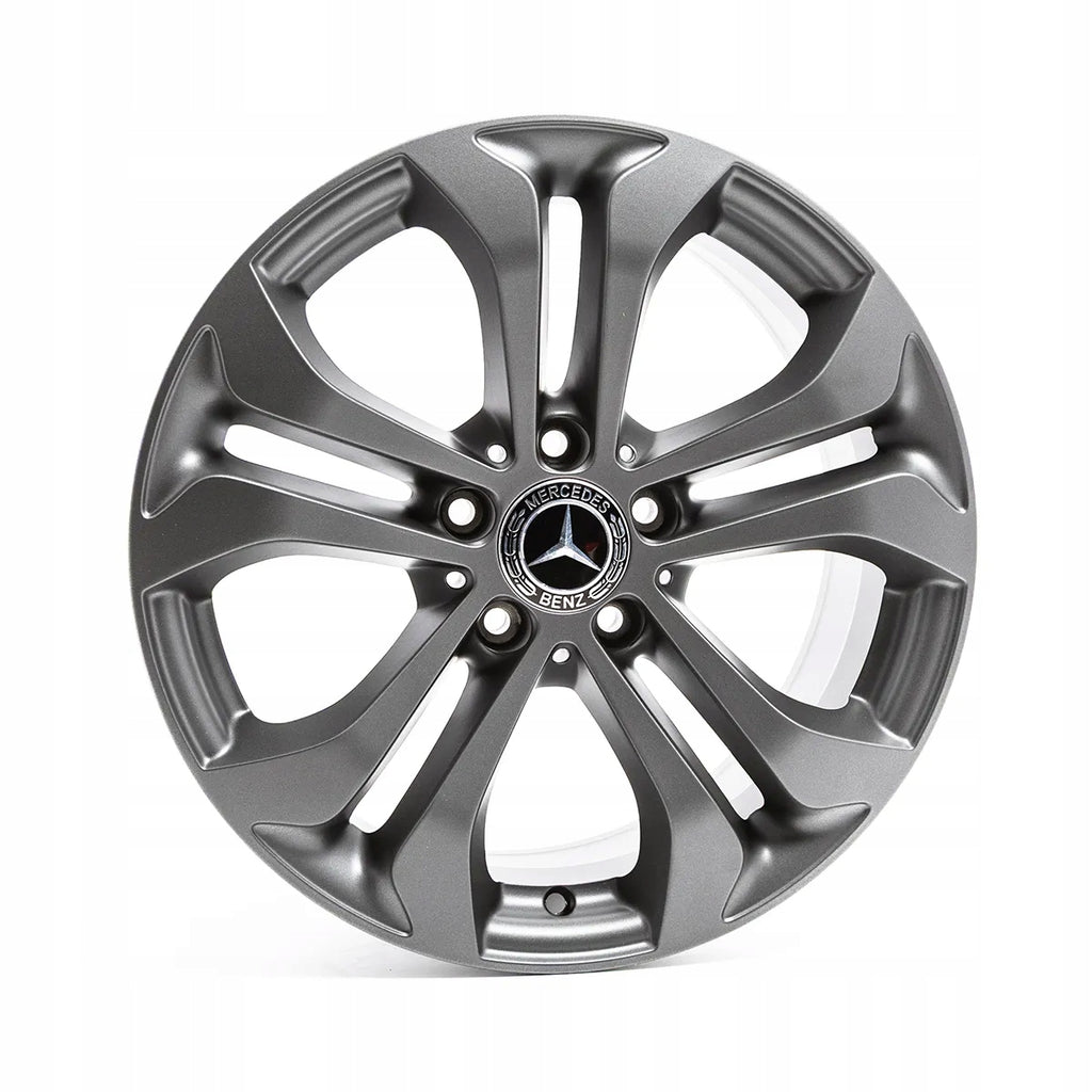 4x Alufelge 17 Zoll 7.5" 5x112 36ET Glanz Silber Mercedes-Benz Glc X253 Mg FEL1614970099ub