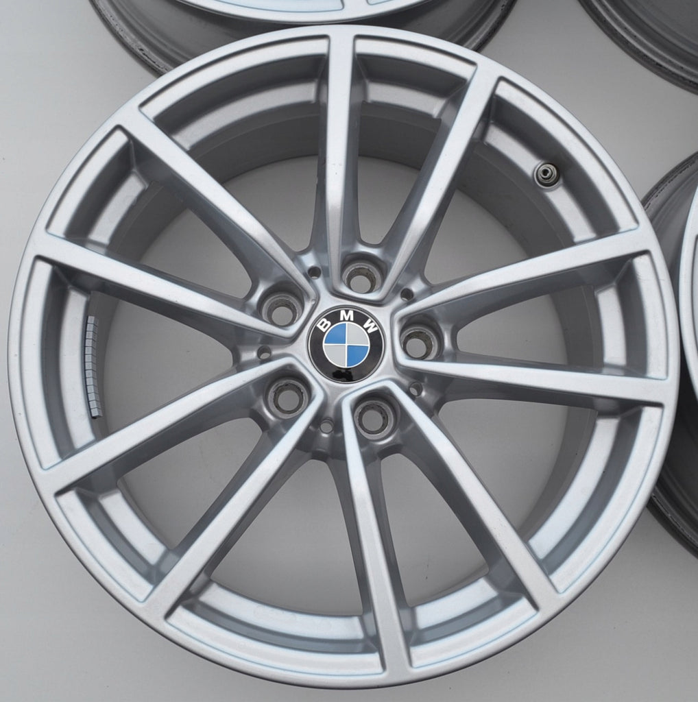 4x Alufelge 17 Zoll 7.5" 5x112 30ET Glanz Silber 6883520 BMW G22 Rim Wheel FEL1909180442fu