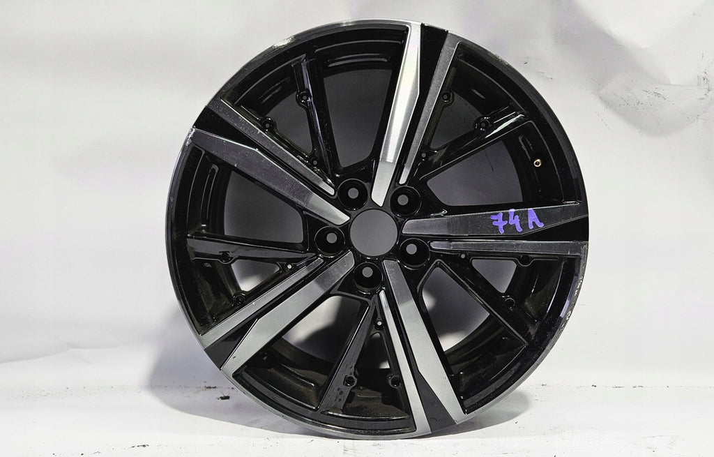 1x Alufelge 18 Zoll 8.0" 5x108 48ET Glanz Silber 9835058180 Peugeot 308 Iii