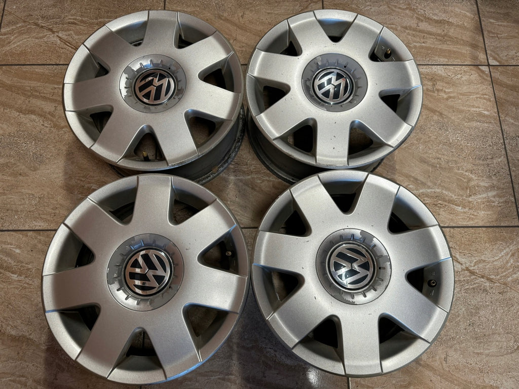 4x Alufelge 14 Zoll 6.0" 5x100 48ET 600601025 VW Polo Rim Wheel FEL1509656945nm