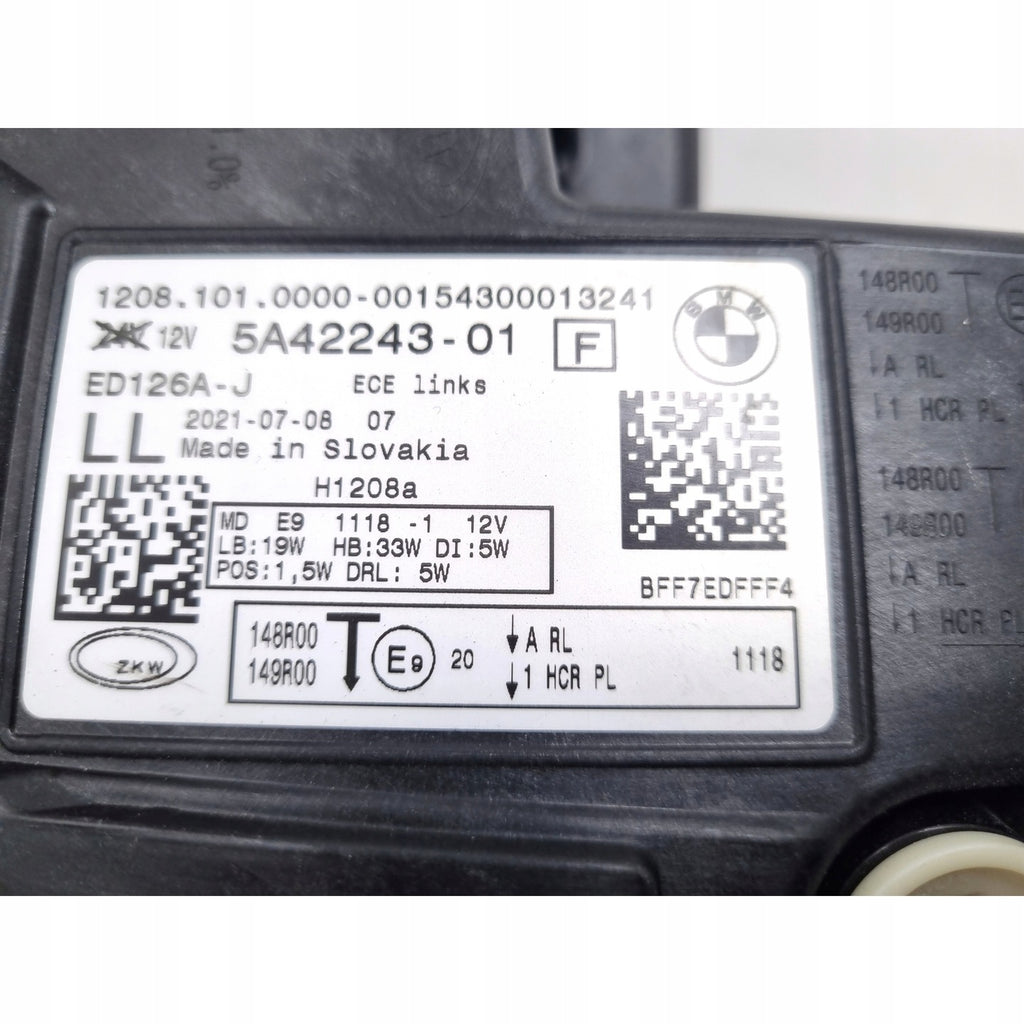 Frontscheinwerfer BMW 2 U06 5A42243-01 Links Scheinwerfer Headlight