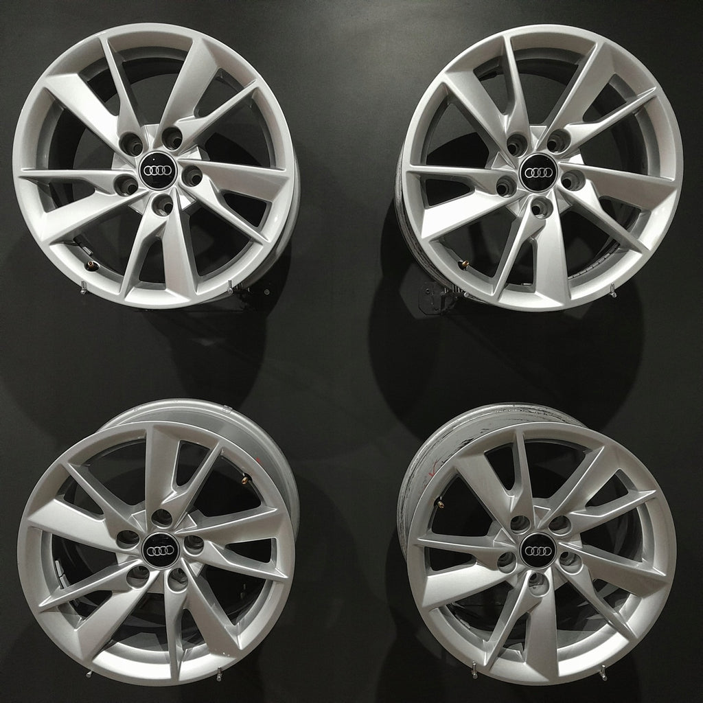 4x Alufelge 16 Zoll 7.0" 5x112 35ET Glanz Silber 8W0601025B Audi Rim Wheel FEL1523304924xz