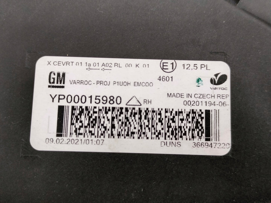 Frontscheinwerfer Opel Grandland X YP00015980 Rechts Scheinwerfer Headlight SCH8590112049mb
