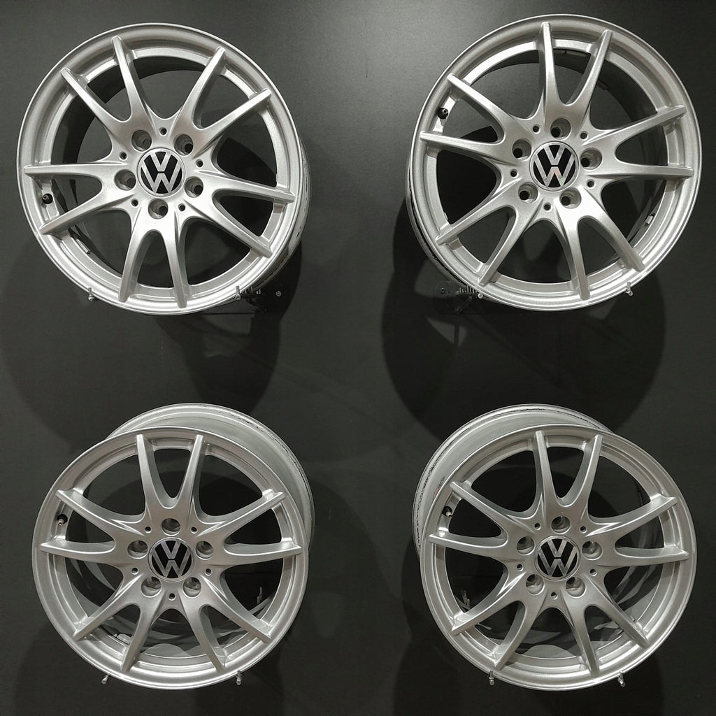 4x Alufelge 16 Zoll 6.5" 5x112 49ET A2464010800 Mercedes-Benz Octavia III Golf FEL4170376647zo