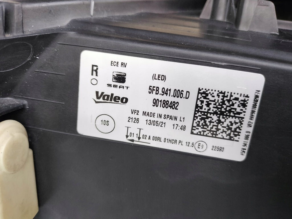 Frontscheinwerfer Seat Leon 5FB941006D 90188482 Full LED Rechts Headlight