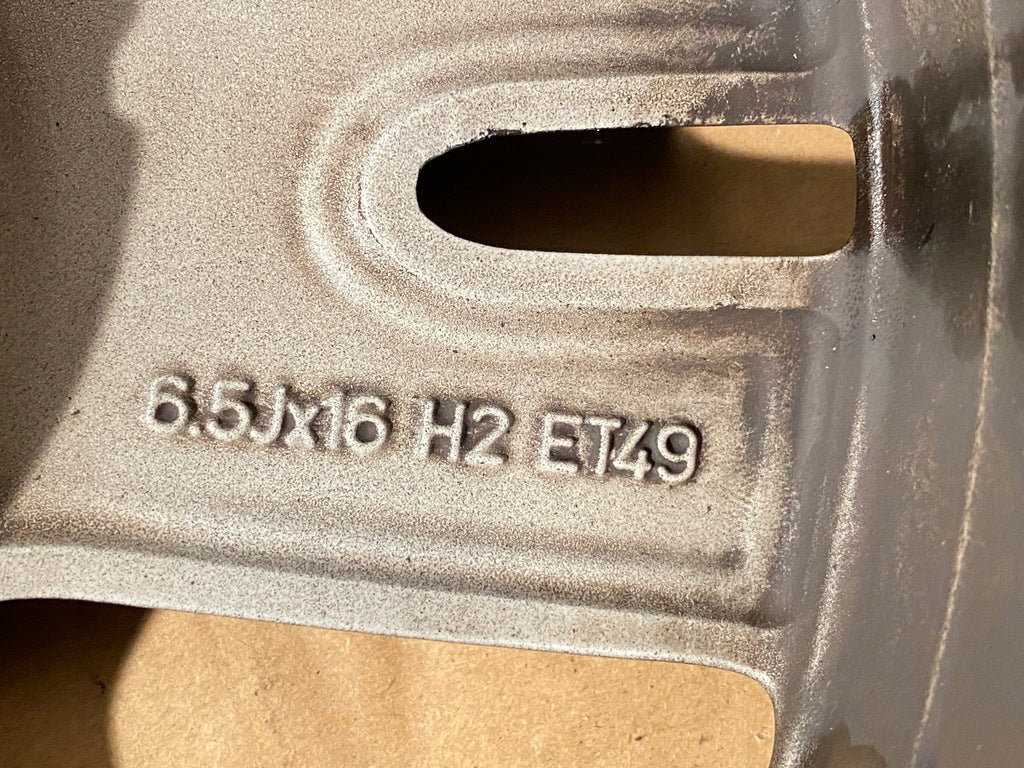 1x Alufelge 16 Zoll 6.5" 5x112 49ET A2464010000 Mercedes-Benz W246 Rim Wheel FEL4253329019fs