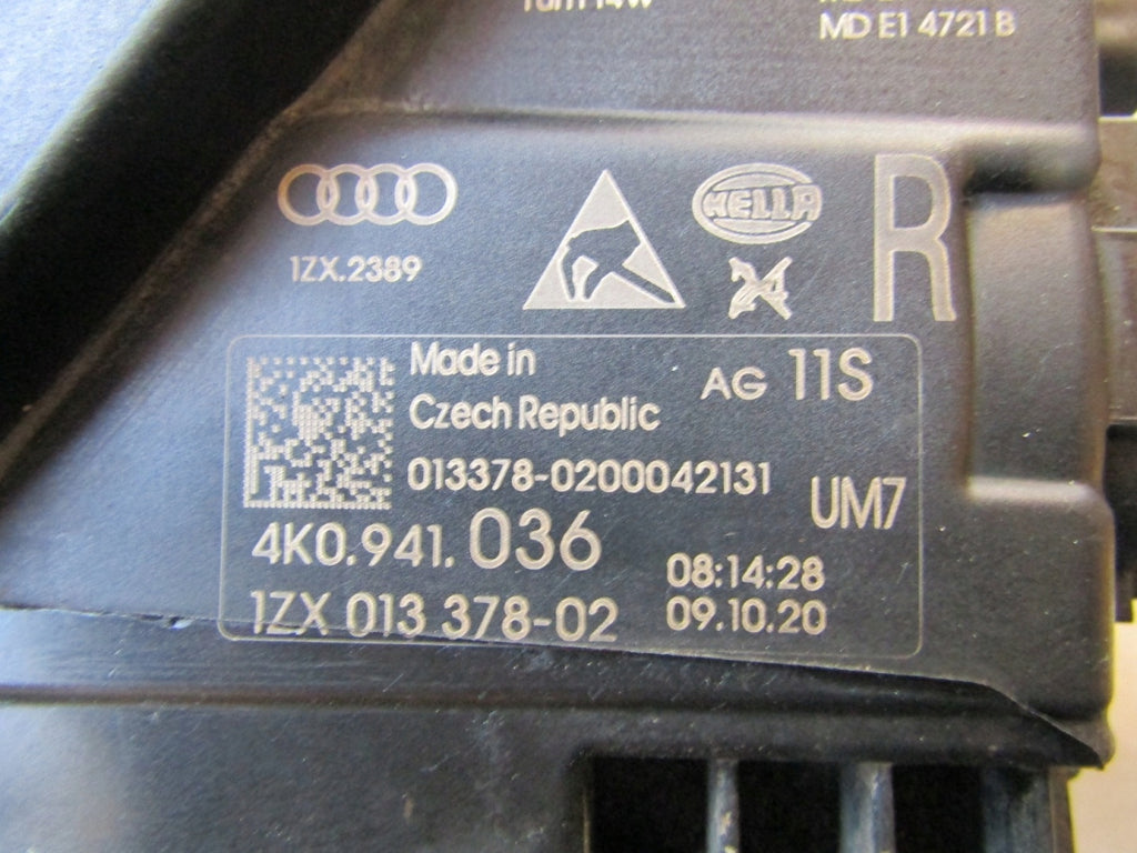 Frontscheinwerfer Audi A6 C8 4K0941036 LED Rechts Scheinwerfer Headlight SCH3827401223vo