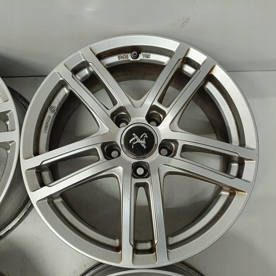 4x Alufelge 17 Zoll 7.0" 5x112 44 5ET Glanz Silber Audi I Rim Wheel FEL3963929398on