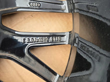 Load image into Gallery viewer, 1x Alufelge 18 Zoll 8.0" 5x112 40ET Glanz Schwarz 8W0601025DD Audi A4 Rim Wheel FEL8616473342ks