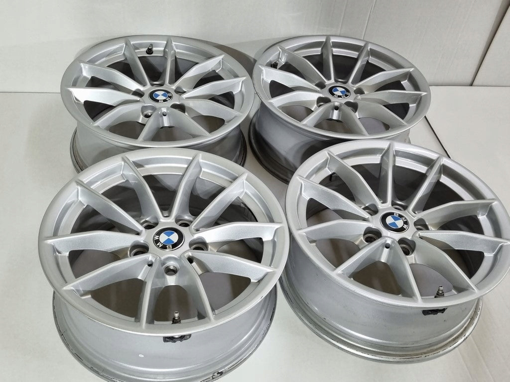 4x Alufelge 16 Zoll 6.5" 5x112 22ET Glanz Silber 6876921 BMW Rim Wheel FEL6091212891ii