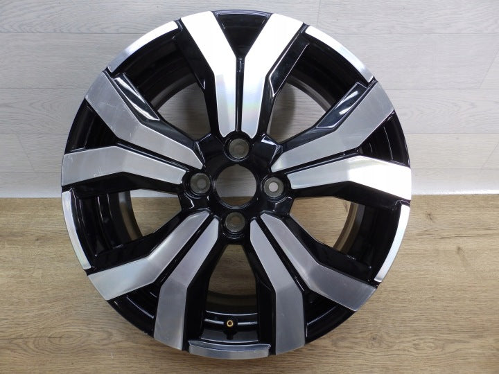 1x Alufelge 16 Zoll 6.5" 4x100 45ET Glanz Schwarz 403004026R Dacia Sandero III I FEL3263172140by