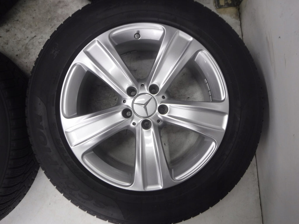 4x Alufelge 18 Zoll 8.0" 5x112 38ET Glanz Silber A2534012100 Mercedes-Benz Glc FEL5621397299pi