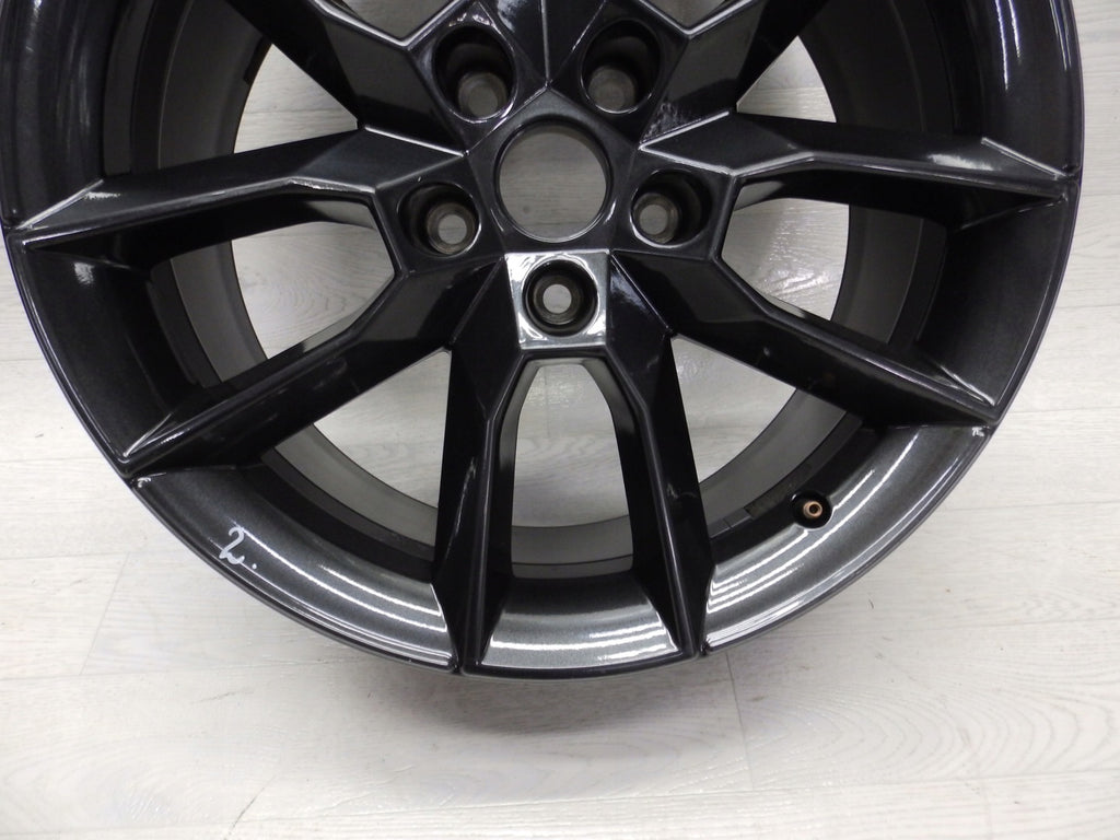 1x Alufelge 18 Zoll 7.5" 5x112 51ET Matt Grau 5E0601025 Skoda Octavia Iii