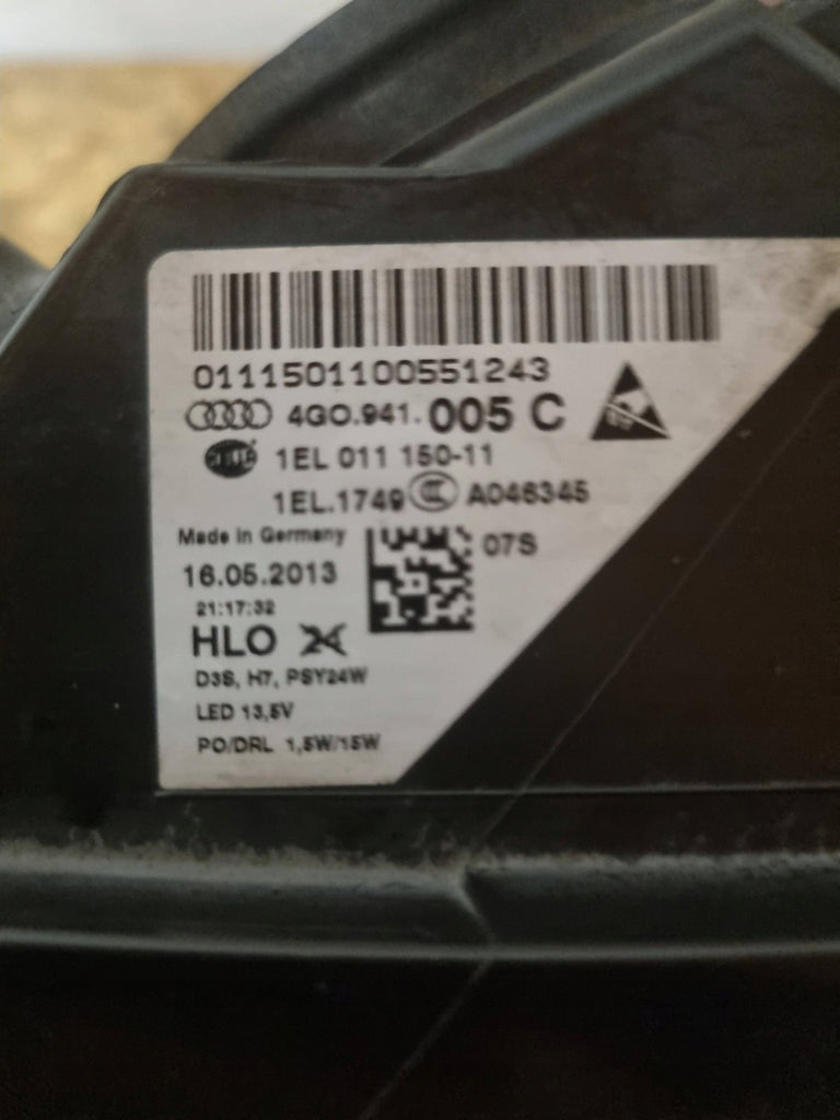 Frontscheinwerfer Audi A6 4G0941005C Xenon Links Scheinwerfer Headlight