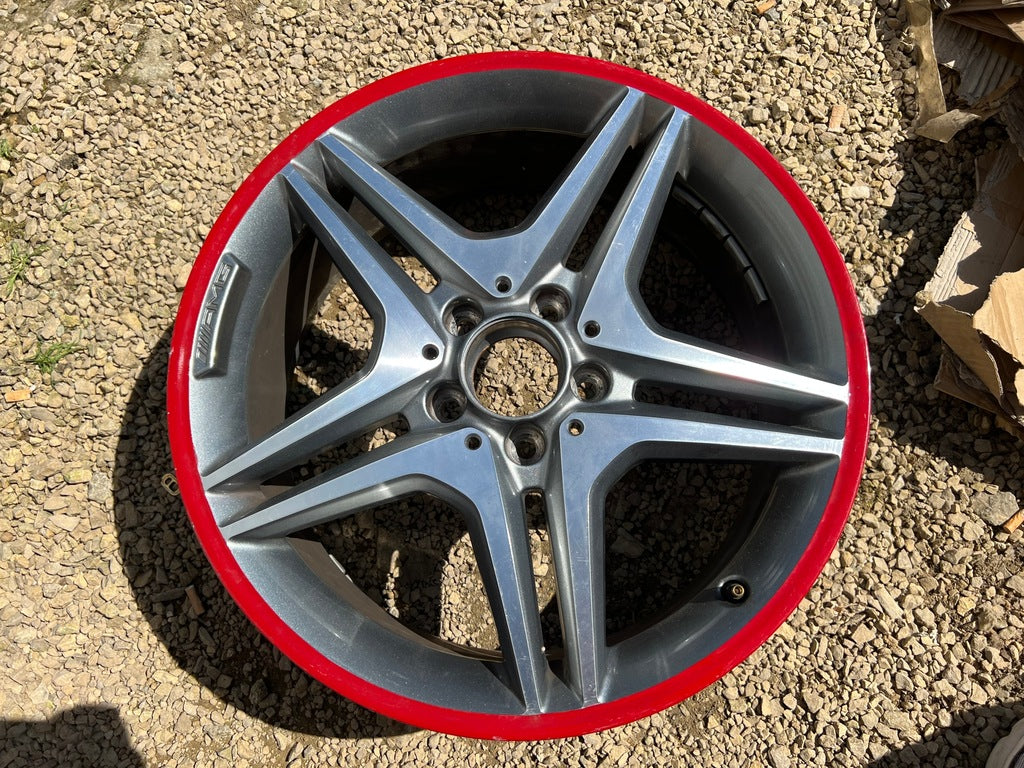 1x Alufelge 18 Zoll 7.5" 5x112 52ET Glanz Grau A1764010302 Mercedes-Benz Amg FEL8463143223gf