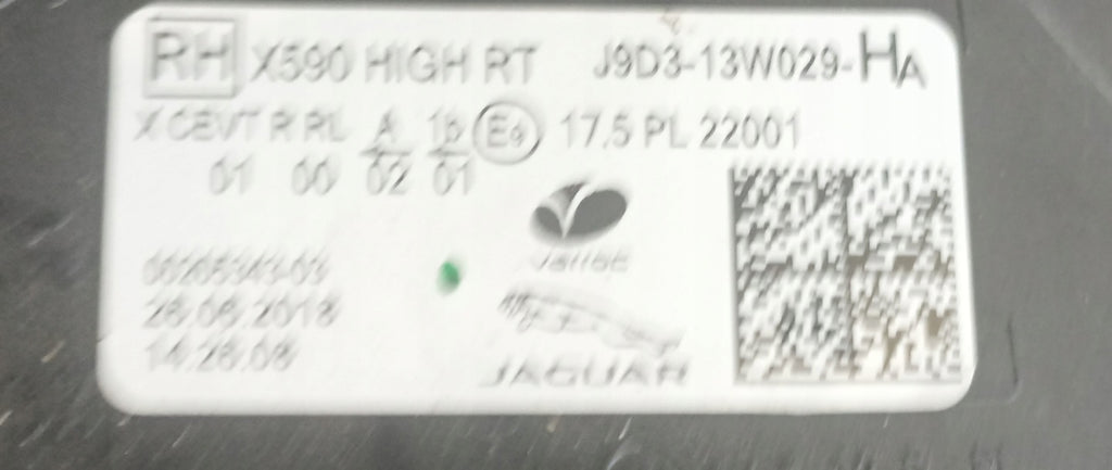 Frontscheinwerfer Jaguar J9D3-13W029-HA Rechts Scheinwerfer Headlight SCH6360250153ta