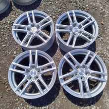 Laden Sie das Bild in den Galerie-Viewer, 4x Alufelge 17 Zoll 7.5" 5x112 27ET Glanz Silber 52096 Audi Rim Wheel FEL7023863458zf