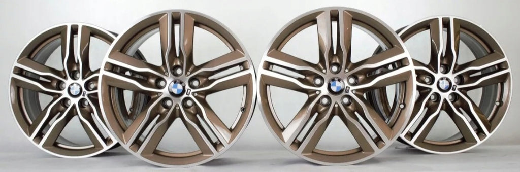 4x Alufelge 18 Zoll 7.5" 5x112 51ET Glanz Silber 7850456 BMW F39 X1 F48 Mg FEL1956101320gp