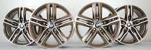 Laden Sie das Bild in den Galerie-Viewer, 4x Alufelge 18 Zoll 7.5" 5x112 51ET Glanz Silber 7850456 BMW F39 X1 F48 Mg FEL1956101320gp