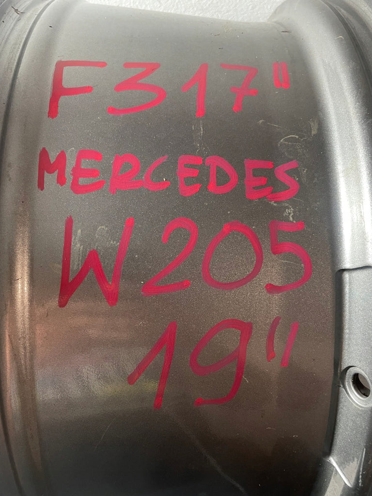 1x Alufelge 19 Zoll 8.5" 5x112 52ET A2054011400 Mercedes-Benz W205 Rim Wheel FEL2373263353ks