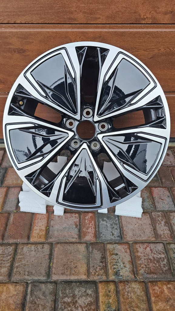 1x Alufelge 18 Zoll 8.0" 5x112 Schwarz 8B3601025E Audi Rim Wheel FEL4917602823yo