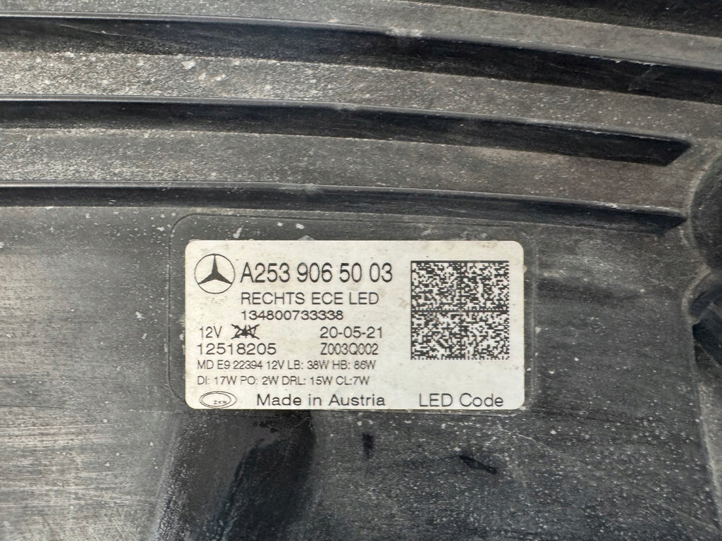 Frontscheinwerfer Mercedes-Benz Glc A2539065003 Rechts Scheinwerfer Headlight SCH3888599574wf