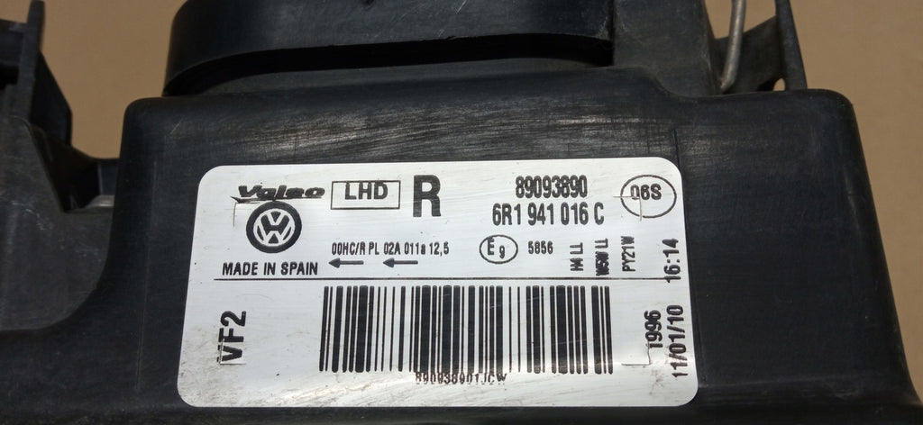 Frontscheinwerfer VW Polo 6r1 6R1941016C Rechts Scheinwerfer Headlight
