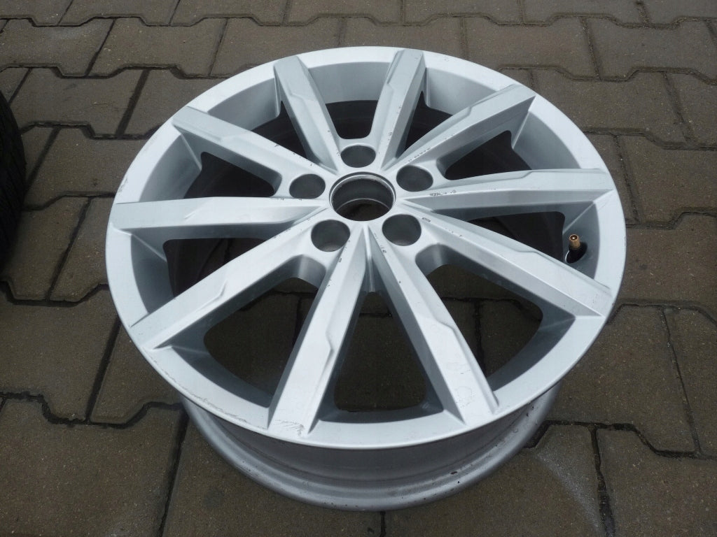 1x Alufelge 16 Zoll 7.0" 5x100 46ET 6RU601025F VW Polo Rim Wheel