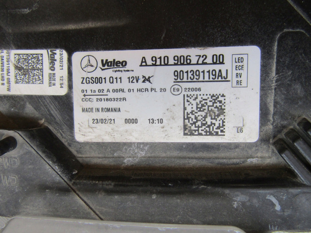 Frontscheinwerfer Mercedes-Benz Sprinter A9109067200 LED Rechts Headlight