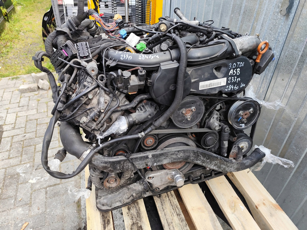 Motor Audi C6 B7 ASB BMK 3.0 TDI 233PS 284TKm Diesel Engine Komplett
