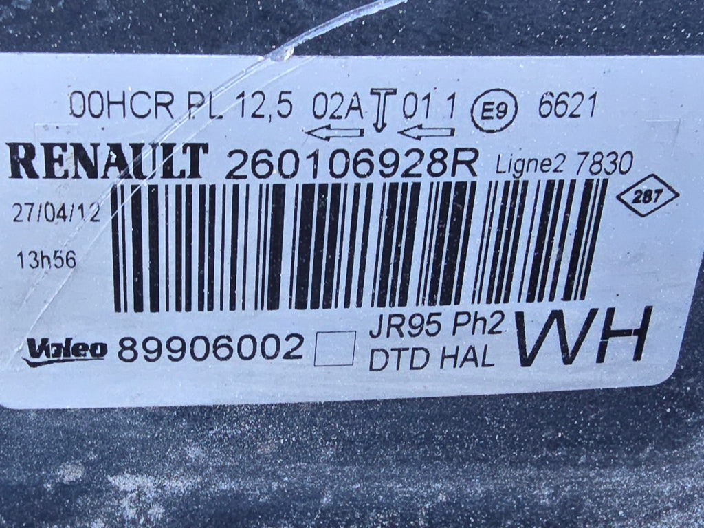 Frontscheinwerfer Renault Scenic 260106928R Rechts Scheinwerfer Headlight SCH6875834702tq