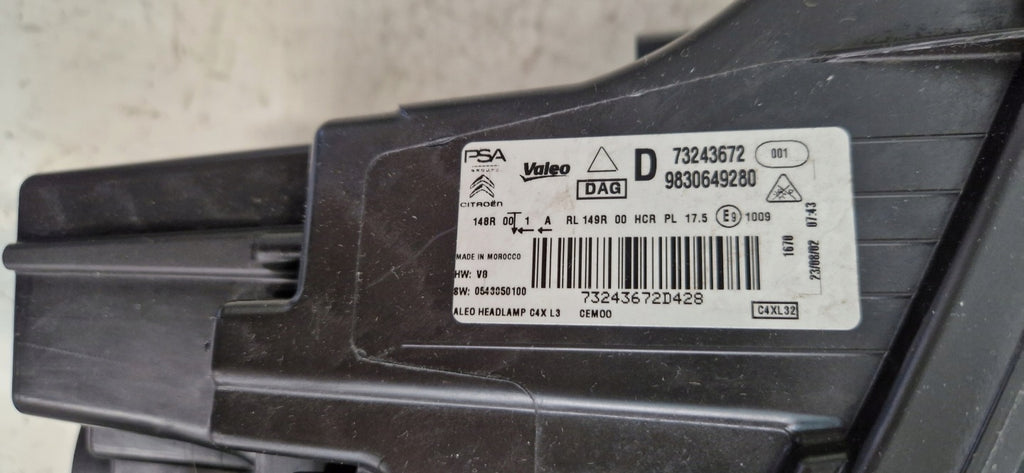 Frontscheinwerfer Citroën C4 III 9830649280 LED Rechts Scheinwerfer Headlight SCH3933811867xf