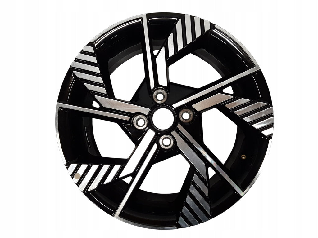 1x Alufelge 16 Zoll 6.5" 4x100 48ET Glanz Schwarz 52910-K7700 Hyundai I10 Iii FEL7554435209wz
