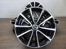 Laden Sie das Bild in den Galerie-Viewer, 4x Alufelge 18 Zoll 7.5" 5x112 52ET Glanz Schwarz A2464011602 Mercedes-Benz FEL6030699603lh