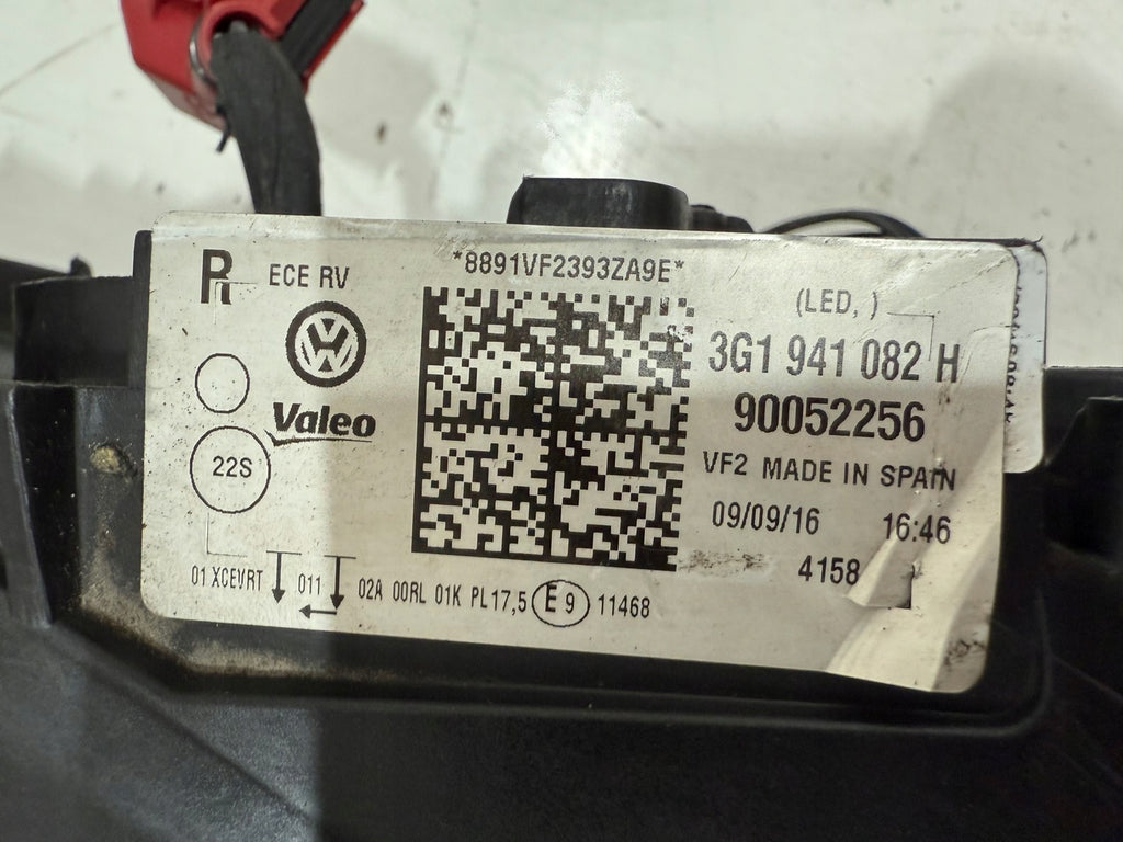 Frontscheinwerfer VW Passat B8 3G1941082H Full LED Rechts Scheinwerfer Headlight SCH9264622999ck