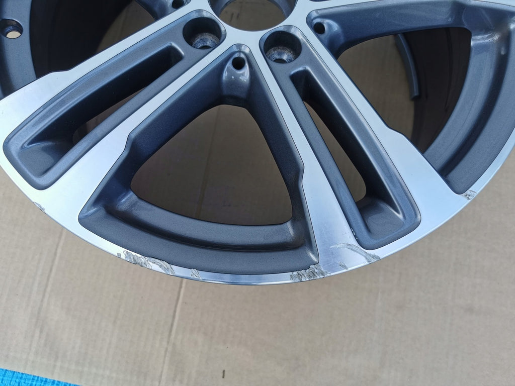 1x Alufelge 17 Zoll 7.5" 5x112 40ET Glanz Grau A2134015500 Mercedes-Benz W213 Mg